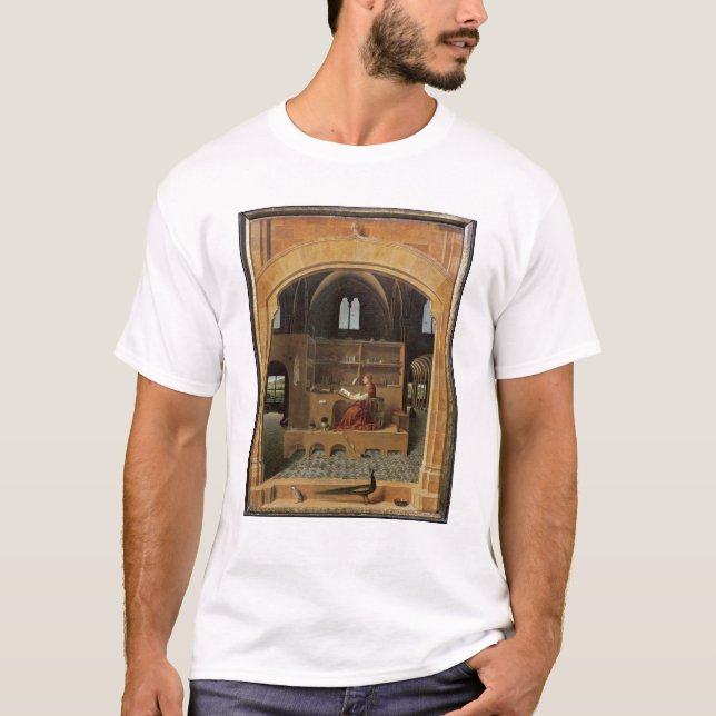 St Jerome in seiner Studie, c.1475 T-Shirt (Vorderseite)