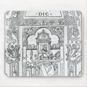 St Jerome in seiner Studie Mousepad