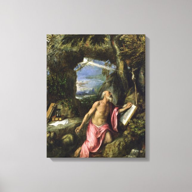 St. Jerome Leinwanddruck (Vorderseite)
