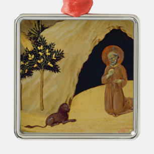 St Jerome mit dem Löwe, 1436 (Tempera auf Platte) Ornament Aus Metall