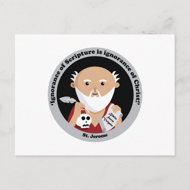 St. Jerome Postkarte (Vorderseite)
