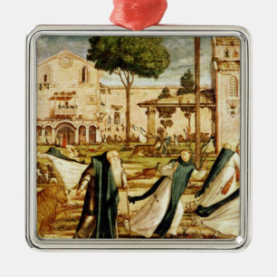 St Jerome und Löwe im Kloster, 1501-09 Ornament Aus Metall