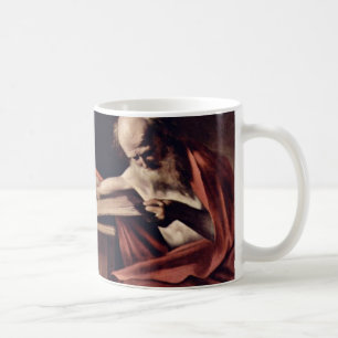 St- Jeromeschreiben durch Michelangelo Merisi DA Kaffeetasse