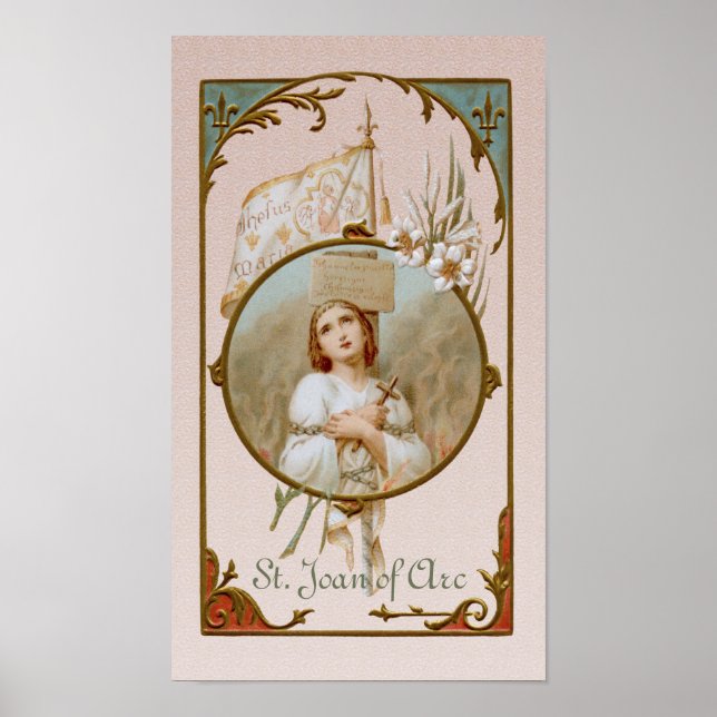 St. Joan of Arc Burning at the Stake (BF 01) Poster (Vorne)