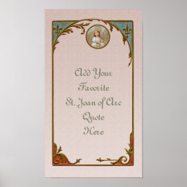 St. Joan of Arc Burning at the Stake (BF 01) Poster