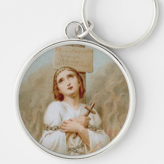 St. Joan of Arc Burning at the Stake (BF 01) Schlüsselanhänger (Vorne)