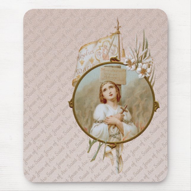 St. Joan of Arc Burning at the Stake (BF 01) Vert Mousepad (Vorne)