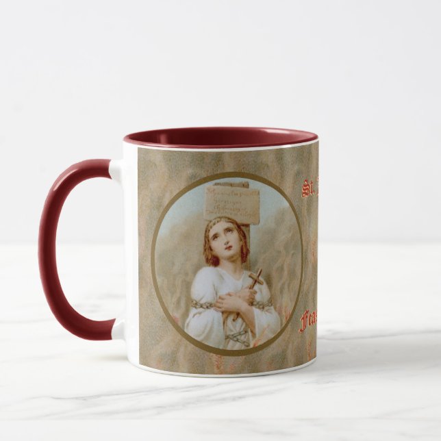 St. Joan of Arc Burning (BF 01) Kaffeetasse 2 (Links)