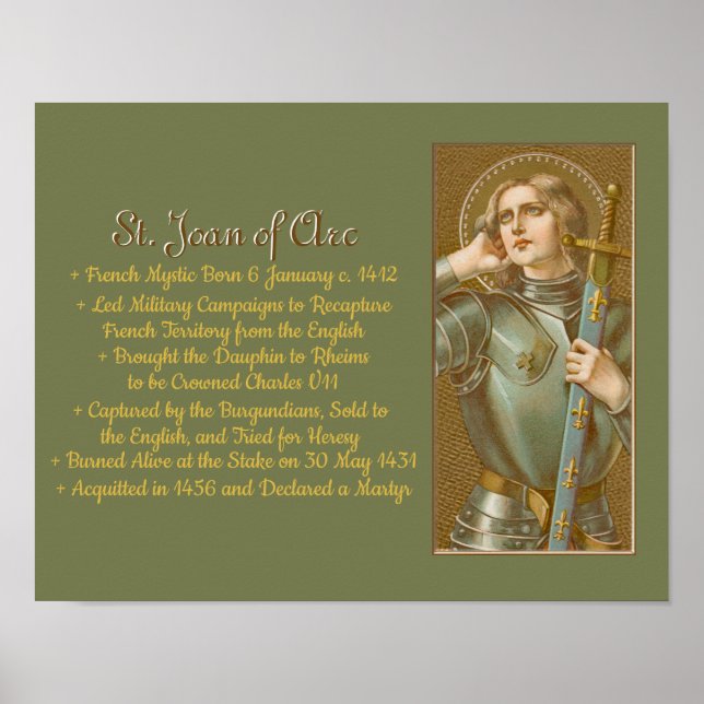 St. Joan of Arc (JM 28) Poster (Vorne)