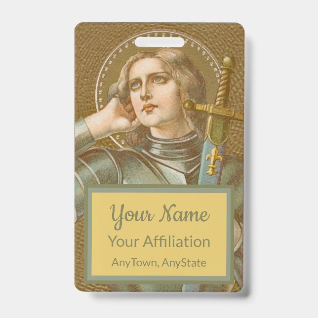 St. Joan of Arc (JM 28) (Stil 1) Ausweis (Vorderseite)