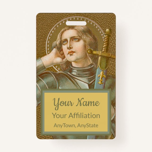 St. Joan of Arc (JM 28) (Stil 1) Ausweis (Vorderseite)
