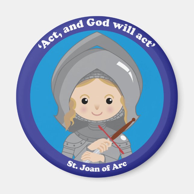 St. Joan of Arc Magnet (Vorne)