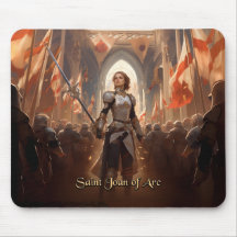 St. Joan of Arc Mousepad, Christlich #29