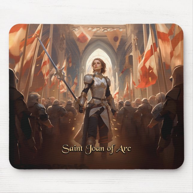 St. Joan of Arc Mousepad, Christlich #29 Mousepad (Vorne)