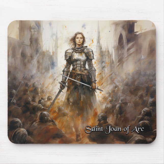 St. Joan of Arc Mousepad, Christlich #30 Mousepad (Vorne)