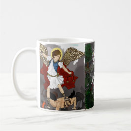 St. Joan of Arc, St. Michael, St. George  Kaffeetasse