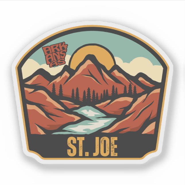 St. Joe, Arkansas Aufkleber (Vorderseite)