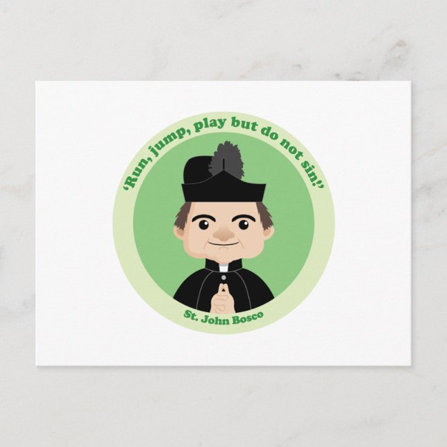 St. John Bosco Postkarte (Vorderseite)