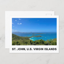 St. John, carte postale USVI