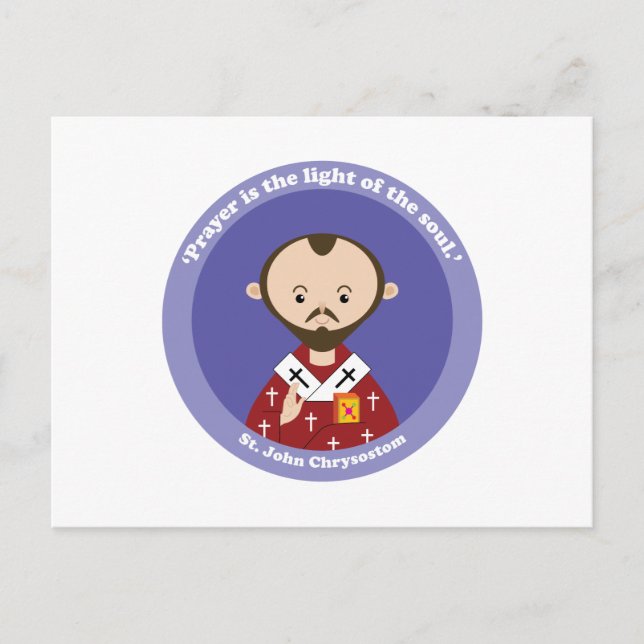 St. John Chrysostom Postkarte (Vorderseite)
