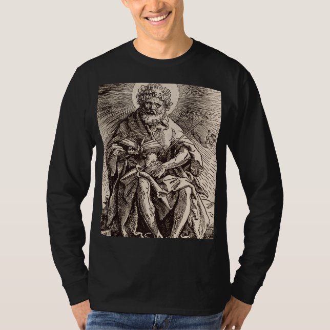 St. John der Täufer Holt das Lamm T-Shirt (Vorderseite)