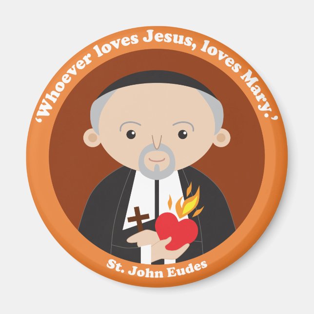 St. John Eudes Magnet (Vorne)