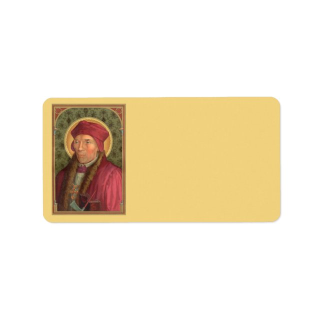 St. John Fisher (SAU 025) Farbig Adressaufkleber (Vorne)