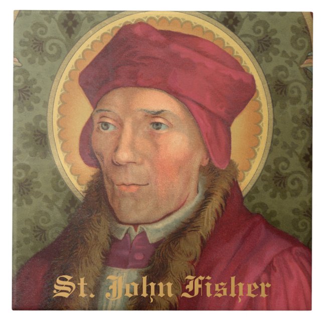 St. John Fisher (SAU 025) Keramik Fliese (Vorderseite)