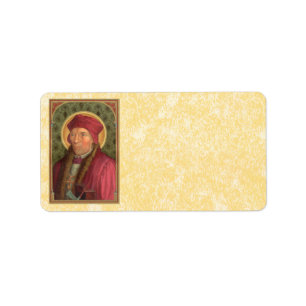 St. John Fisher (SAU 025) Perchment Adressaufkleber