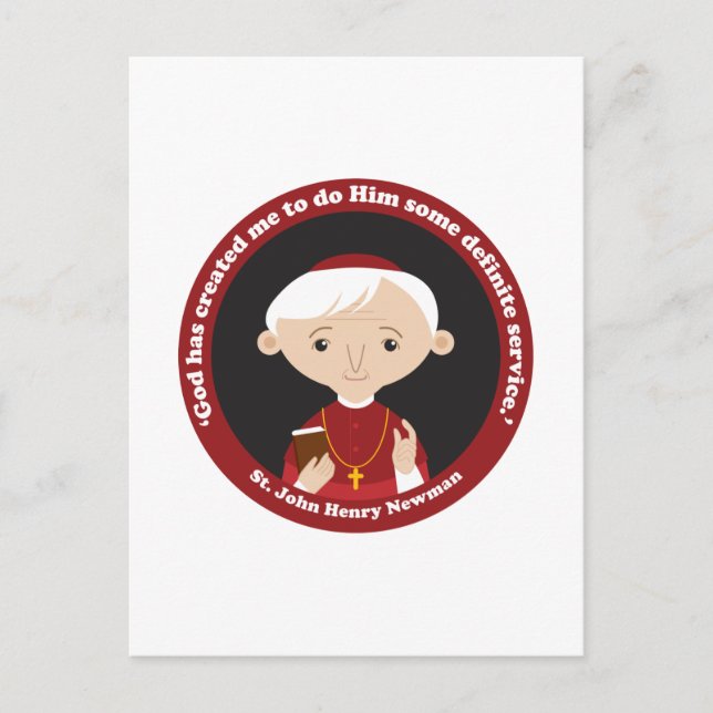 St. John Henry Newman Postkarte (Vorderseite)