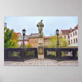 St. John of Nepomuk Statue, Bratislava, Slowakei Poster