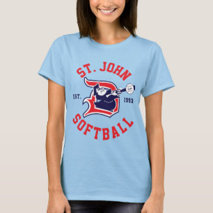 St. John Red Ringer - Frauen T-Shirt