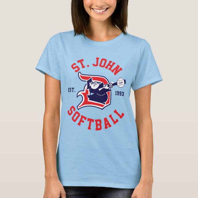 St. John Red Ringer - Frauen T-Shirt (Vorderseite)