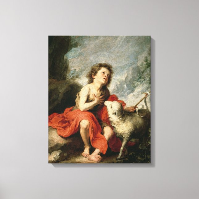 St. John the Baptist as a Child, c.1665 Leinwanddruck (Vorderseite)