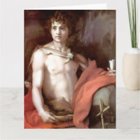 St John the Baptist Fine Art Greetings Card
