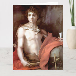 St John the Baptist Fine Art Grußkarte Karte
