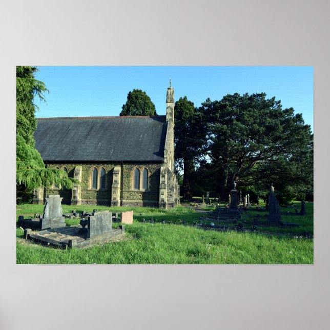 St John the Baptist Kirche, Rogerstone Poster (Vorne)