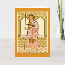 St. John the Baptist (RLS 06) Leere Grußkarte Karte