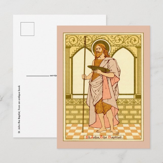 St. John the Baptist (RLS 06) Postkarte (Vorne/Hinten)