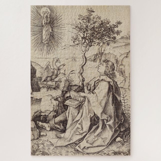 St John the Evangelist on Patmos (Vertikal)