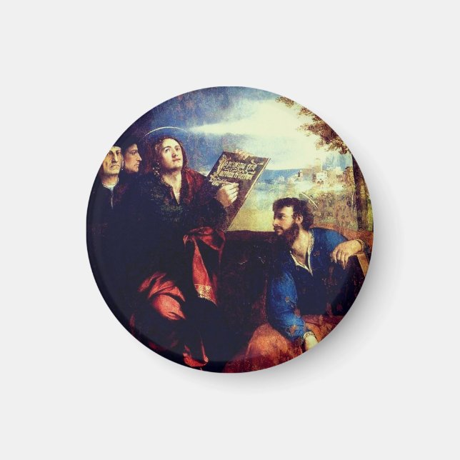 St John und St Bartholomew (rechts) von Dosso Doss Magnet (Vorne)