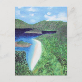 St. John, US Jungfrau Islands Beach View Postkarte