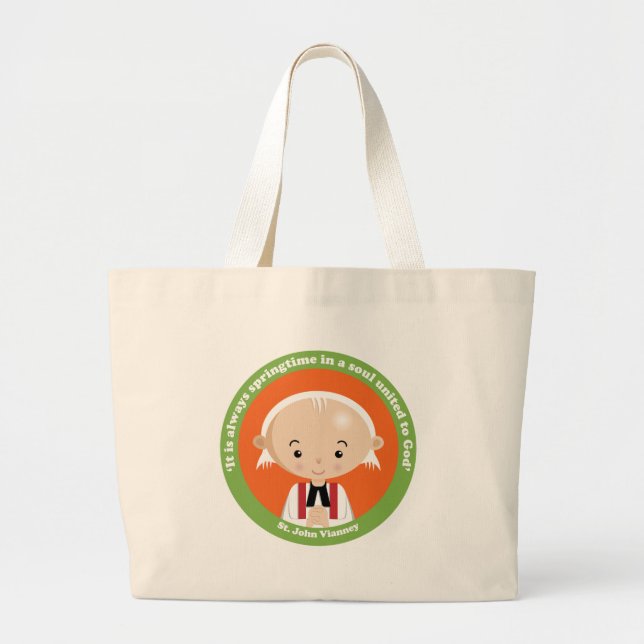 St. John Vianney Jumbo Stoffbeutel (Vorne)