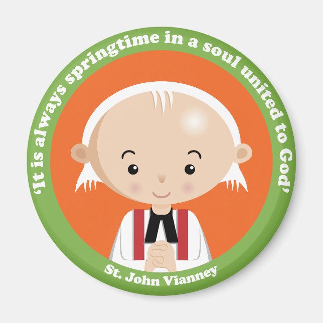 St. John Vianney Magnet (Vorne)