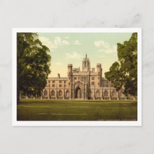 St. John's College, Cambridge, England Postkarte