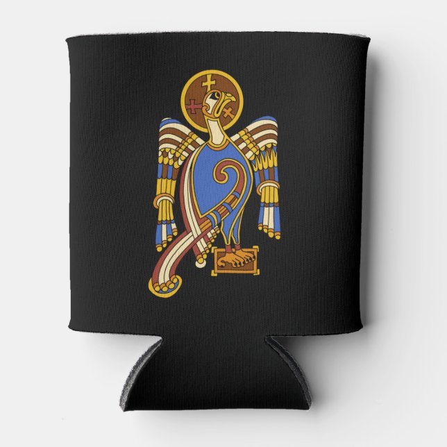 St. John's Eagle Celtic Knot Irish Medieval Art Dosenkühler (Vorderseite)