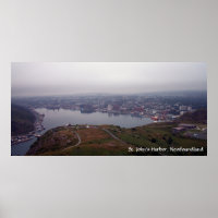 St. John's Harbour, Newfundland Poster