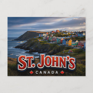 St Johns Neufundland Kanada Atlantikküste Reise Postkarte