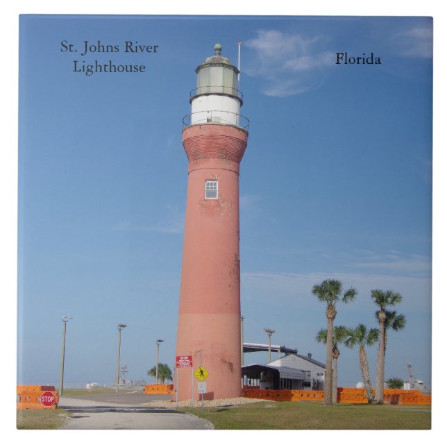 St. Johns River Lighthouse Fliesen (Vorderseite)