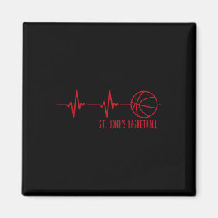 St. John's Skelett-Herzschlag-Shirt Magnet